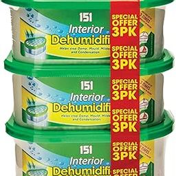Moisture Absorber151 Interior Dehumidifier Pack of 3 3X250ml-image-42