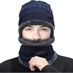 Beeta Muffler & Scarf For Mens & Women – Winter Cap For Men – Men’s Woolen Cap With Neck Muffler – Winter Muffler For Women – Soft Woolen Muffler & Cap For Men & Women-image-52