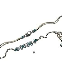 Round Kundan Rakhi and Lumba/Sister Rakhi Combo - Set of 2 (Green)-image-88