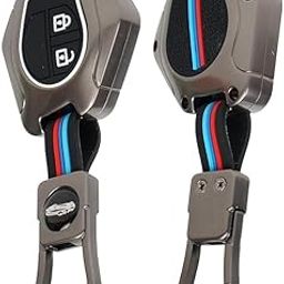 Shopsidex Key Cover Maruti metel Premium Metal Key Cover Compitable for Suzuki Swift | Ertiga | Wagonr | Celerio | Swift Dzire | Alto | Fronx | Breza | S Presso | Ignis 2 Button Remote Key-28