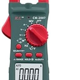 CM-2007, HTC HAZARI TECH CONNECT Digital Clamp Meter AC 800A Current, AC/DC 600V Voltage, 3¾ Digits, 3999 Counts, 28mm Jaw with Lighting, True RMS-32