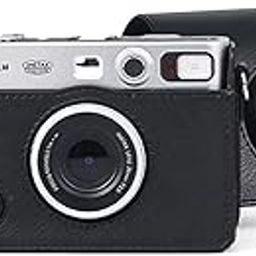 Protective Camera Case for EVO Mini Horizontal PU Leather Bag with Adjustable Shoulder Strap-Black-picture-11