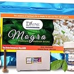 Divine Enterprises Khyati 888 Bathing Salt (200gm), Incense Stick (100gm), Candles Small (30pcs), Perfume - Lemon Grass, Dhoop Stick (110gm), Camphor (55gm) | Full of Divine energy Kit | (Mogra)-image-39
