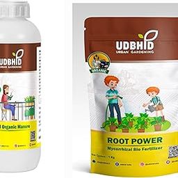 Liquid Manure and Root Power powder, Udbhid Gardening Liquid, Plant Tonic + Root Power Mycorrhiza-image-69