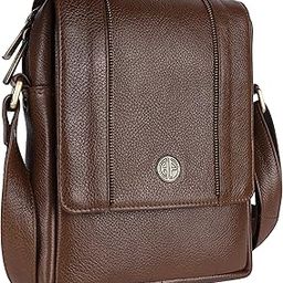Genuine Leather Sling Bag for Men, Stylish and Spacious Side Bag for Men, Crossbody Bag for Men Daily Use, Travel, Adjustable Strap, 1 Year Warranty-image-63