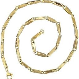 Chain for Men boys Jewellery Stainless Steel Valentine Long Chain Gents Platinum Necklace Silver Gold Chain for Men Boys Stylish-image-89