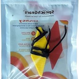 Hickey, A pendant teether for babies, toddlers and child. It reduces irritations due to budding teeth. YELLOW(soft)-21