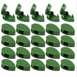 Rendrops™ 10‑Pack Self‑Adhesive Plant Support Clips – Green Reusable Plastic Vine & Stem Holder for Indoor/Outdoor Climbing Plants, Money Plants, Creepers-image-33