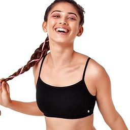 Innovations Antimicrobial, Cami Neck, Front Double Layer Women's Cotton Beginner's Bra - Pop-On Style, Non Padded, Wirefree, High Coverage - BB02-image-6
