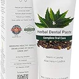 Netsurf Herbs and More Herbal Dental Paste Against Bleeding and Sore Gums, Oral Cavity and Mouth ulcers. 125 Gram Pack of 2-7