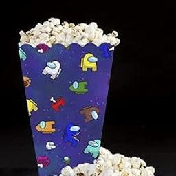 Pack of 10 Among Us Theme Popcorn Box-Holder for Party|Among Theme Popcorn tub-picture-15