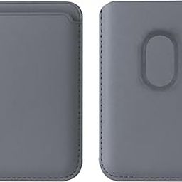 Tykee Magsafe Wallet for iPhone 15/14/13/12 Mini Plus Pro Max Series RFID Block | Magnetic Leather Card Holder - Metallic Silver-image-87