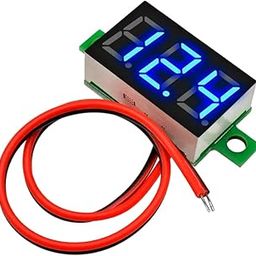 ICSTORE DC Voltmeter Indicator - DC 3.5-30V, LED Display Panel Digital Voltage meter for Electrical, Computers, Electronics, Home, Industrial Equipment's (BLUE, PACK OF 1)-20