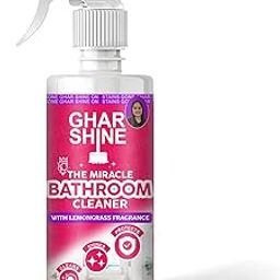 Ghar Shine Bathroom Cleaner Liquid 500ML with Lemongrass Fragrance | Easily Removes Tough Hard Water & Limescale Stains | Kitchen & Bathroom Tiles Cleaner Liquid | Protects Steel & Enamel | Pack of 1-picture-20