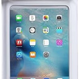 WALNEW Universal Waterproof eReader Protective Case Cover for Kindle Colorsoft Signature Edition/7"/6.8“Kindle Paperwhite/6" Kindle 2024/Oasis/Kindle Fire 7,iPad Mini,Kobo Clara/Nia and More, White-picture-5