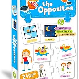 The Opposite 24 Puzzle Game Box Set for Kids – Early Learning Activity with Matching Skills, Colorful Fun Illustrations for Kids, Toddlers - Ages 2+ Years-10