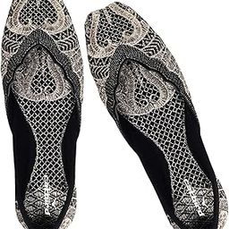 Women's Embroidered Ethnic Flats Punjabi Mojari Jutis-image-0