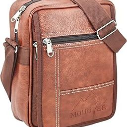 PU Leather Sling Bag, One Side Shoulder, Cash Bag, Cross Body, Chest Bag, Travel, Handbag, Office Messenger Bag for Men, Women & Boys-image-57