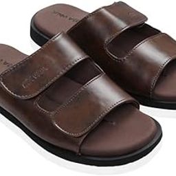 Orthopedic Diabetic chappals | Comfortable Arch Support Diabetic Footwear for Men Soft | 0018 Multi colour (Size-08)-52