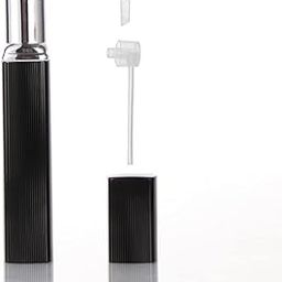 12 ml Dumb Black Mini Travel Perfume Refillable Bottle Spray Empty Atomizer with Perfume Extractor Pump,Funnel-25