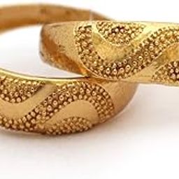 Gold Plated Bridal Jewellery of Traditional Ethnic Adjustable Toe Rings for Girls and Women (PEP-043)-image-55