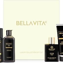 Bella Vita Luxury Ceo Men Gift Set With Charcoal Wood Body Wash 250 Ml For Deep Cleansing, Edp Perfume100 Ml, No Gas Deo Body Parfum 150 Ml And Perfume Body Lotion 200 Ml-image-59