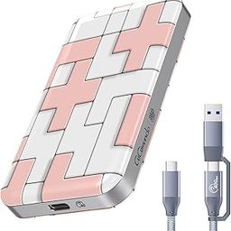 GiGimundo 1T Portable External SSD,Up to 3000+MB/S Data Transfer USB4.0 High-Speed SSD USB-C External Solid State Drive for PC,Laptop,Phones-0