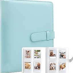 256 Pockets Photo Album for Fujifilm Instax Mini LiPlay 11 9 8+ 8 7S Instant Camera/Mini Link SP-1 Printer, Polaroid Snap SnapTouch PIC-300 Z2300 Mint Zip Instant Camera Printer (Ice Blue)-12