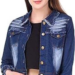 Women Slim Fit Denim Jacket-image-11