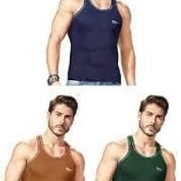Dixcy Mens Vest Multicolor Set of 3 pc-picture-18