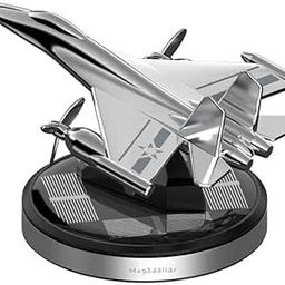 MEGADALLAR Solar Powered Jet Air Freshener for Car Interior Dashboard, Accessories, Aroma Diffuser (Silver), Oil, Pack of 1-13