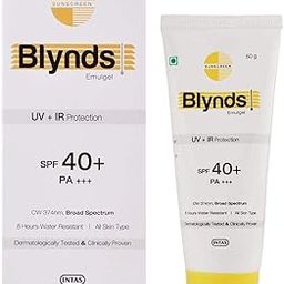 Blynds Emulgel Spf40 + Pa++-Best Sunscreen 50G-Spf Spf40 + Pa+++ For All Skins (Pack Of 1-50 Gm)-image-39