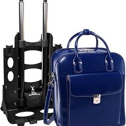 McKlein USA LA Grange Navy 15.6" Leather Vertical Detachable, Wheeled Ladies' Briefcase (96497)-picture-46