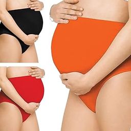 Women's Maternity Panties | High Waist Soft Comfy Cotton Lycra Pregnancy Panty | Women's Post and Pre Pregnancy-image-20