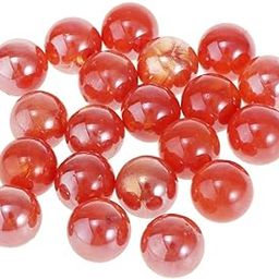CLUB BOLLYWOOD® 20x 16mm Clear Gl Marbles Kids Game Toy Vase Fish Tank Decor Orange,|Toys & Hobbies | Marbles|20 x Clear Glass Marble-13