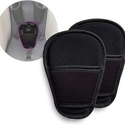 Babytravle 2 Piece Crotch Covers For Stroller Shoulder Pad For Baby Car Seat (Crotch),Black-15