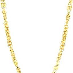 Chain for Men Boys Husband gents boyfriend Stylish golden Chain 1 one gram gold Neck Chain for Men Stainless Steel Chains for boys Jewellery Birthday Gift Anniversary fashion necklace-180-image-86