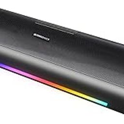 ZEBRONICS New Launch VITA BAR 200, Mini Soundbar, 24 Watts, 8* Hours Backup, Supports Bluetooth | USB | AUX, Dual Drivers + Passive Radiators, Multicolor LED-3