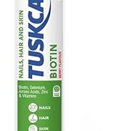 Tuskca Biotin + Selenium + Zinc for Hair, Nails & Skin Health | 20 Effervescent Tablet (Pack of 1) Berry Flavour-image-25