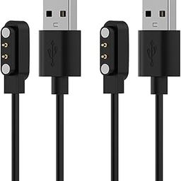 Boat Original (Pack of 2) USB all types smartwatch charger cable for Boat Xtend,boat storm, W26 W26+ W26m W55+, Noise ColorFit Pulse, Colorfit Ultra/Ultra 2, All 2 Pin Watch (Cable Only)-image-84