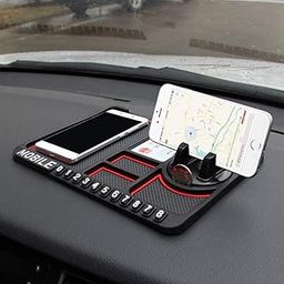 CAR Accessories Anti-Slip CAR Dashboard MAT & Mobile Phone Holder Mount - Universal Non Slip Sticky Rubber PAD for Smartphone, GPS Navigation, GOD Idols, Toys, Coins-picture-7