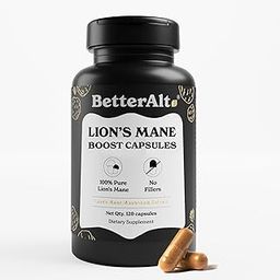 Lions Mane Mushroom Supplement, 100% Lions Mane Powder, Vegan Mushroom Supplement, Energy Supplements |120 Count | 2 Months Supply-32
