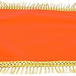 PRIYAKANT SAFAWALA Premium Plain Velvet Pooja Aasan for God Idol/Chowki/Temple/Home Mandir and Special Ganesh Chaturthi Festival All Gods Vastra Use It, [Size, 18X24 Inch, Orange]-image-94