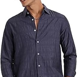 thomas scott Slim Fit | Long Sleeve | French Placket | 100% Cotton | Solid Colors | Shirts for Mens-picture-42