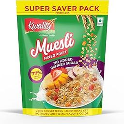 Kwality RCB Muesli Mixed Fruit Super Saver Pack 700g | Mixed Fruit | Zero Cholesterol & Trans Fat | No Added Refined Sugar | Healthy Food & Breakfast Cereal | Endorsed by Royal Challengers Bangalore (RCB)-image-43