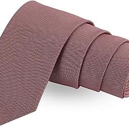 Donting Red Colored Microfiber Necktie For Men-image-62