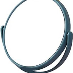 Leeonz Glass Round Shape Desk Wall Mount Mirror With Stand, Vanity Makeup Mirrorwith Cute Rabbit Ears (Greenyellow Rabbit Ear)-13