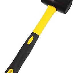 DIYEAH Rubber Mallet Hammer Set Double-sided Plastic Mallet for Tent Stakes Ideal for Flooring Camping and Diy-image-21