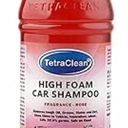 Tetraclean High Foam Car Shampoo Car Washing Liquid Car Cleaner Car Wash Shampoo | Remove tough dirt | Remove Dirt | Safe on paint | For Home & Commercial Use, Rose Scented (1 L)-picture-30