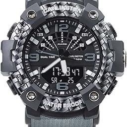 Resin Analog-Digital Sports Watch Chronograph,Dual Time,Alarm,Stopwatch,Water-Resistant,Shock-Resistant,Back Light Display-The Perfect Watch for Men and Boys - CT 9103 Series-picture-54